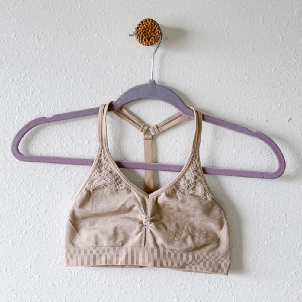Athleta Nude Racerback Bra- Size XS